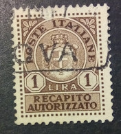 ITALIA 1945 - N° Catalogo Unificato 7 - Servicio Privado Autorizado