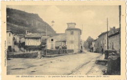 Serrières, Le Quartier St Saint-Sornin Et L'Eglise - Ossuaire Du XIVe Siècle - Collection Jacquelin - Carte Non Circulée - Serrières