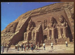 CPM Non écrite Egypte Abu Simbel General View Of The Temple Abu Simbel - Temples D'Abou Simbel