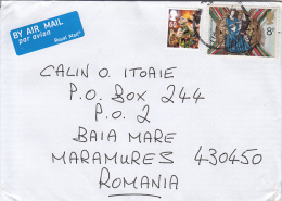 37578- CHRISTMAS, ORNAMENTS, JESUS' BIRTH, STAMPS ON COVER, 2011, UK - Cartas & Documentos