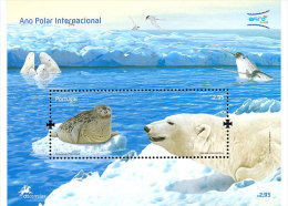 PORTUGAL 2008 - Faune Antarctic, Ours Polaire, Phoques, Année Int Polaire - BF Neuf // Mnh - Nuovi