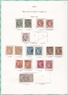 France Collection - Cote 1400 € - Tous états - 1863-1870 Napoléon III Lauré