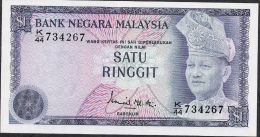 MALAYSIA  P13a  1  RINGGIT   1976 # K/44  Signature 1   UNC. - Malesia
