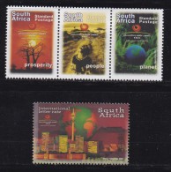 SOUTH AFRICA, 2002, Mint Never Hinged Stamps , World Summit, Sa1478-1481, #9408 - Neufs