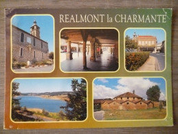 REALMONT LA CHARMANTE  (81). MULTIVUES . ANNEE 1991. - Realmont
