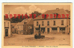 23 - ROYERE - PLACE De La MAYADE HOTEL RESTAURANT - CARTE ECRITE Par Denise RATON Au VILLARD - DOS SCANNE - Royere