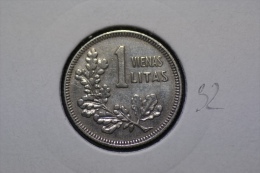 Lithuania 1 Litas 1925 Km#76 Silver - Lithuania