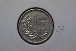 Lithuania 1 Litas 1925 Km#76 Silver - Lituanie