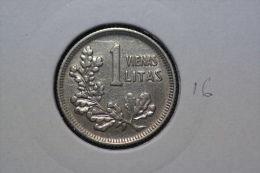 Lithuania 1 Litas 1925 Km#76 Silver - Lithuania