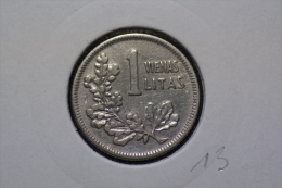 Lithuania 1 Litas 1925 Km#76 Silver - Lituanie