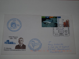 Allemagne  75e Anniversaire Expédition Alfred Wegener  Bremenhavenportes Ouvertes 25  6  2005 Enveloppe Ayant Circulée - Arctic Expeditions