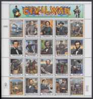 !a! USA Sc# 2975 MNH SHEET(20) (a02) - Civil War - Ganze Bögen