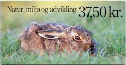 N° Yvert & Tellier C1035 - Carnet De Timbres Du Danemark (1992) - MNH - Protection De La Nature - Lièvre-Oiseau - Postzegelboekjes