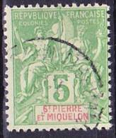 2016-0117 St. Pierre Et Miquelon Yvert 72 Oblitéré O - Gebraucht