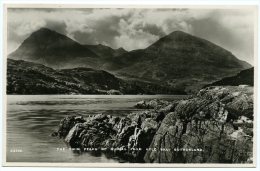 THE TWIN PEAKS OF QUINAG FROM KYLE SKU, SUTHERLAND - Sutherland