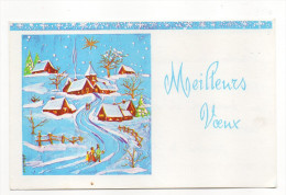 BONNE ANNEE--Meilleurs Voeux--type Mignonnette 13.5cm X 8.5cm   éd ??? - Nouvel An