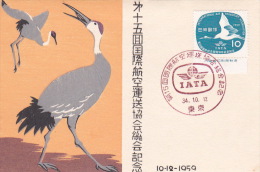 Japan 1959 IATA Maximum Card - Cartes-maximum