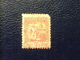 ANDORRA ESPAÑOLA  1935 -1943 Yvert Nº 38 º FU Rose Dentelés 11 1/2 - Used Stamps