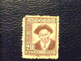 ANDORRA ESPAÑOLA  1948 -1953 Yvert Nº 44 A º FU Lilas - Used Stamps
