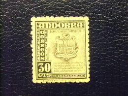 ANDORRA ESPAÑOLA  1948 -1953 Yvert Nº 45 º FU Vert-gris - Gebruikt