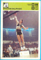 DRAZEN DALIPAGIC  KK Partizan  - Yugoslavia Vintage Card Svijet Sporta * Basketball Basket-ball Baloncesto Pallacanestro - Basketbal