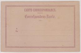 LUXEMBOURG -  PROOF WITHOUT STAMP OR  COAT OF ARMS IMPRINT - Card No. 2 -  Ex Costerus - Very Fine &amp; Extremely Rare! - Stamped Stationery