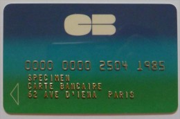 FRANCE - Cart Bleu Bank Demo - 1985 - Soliac - Specimen - Andere & Zonder Classificatie