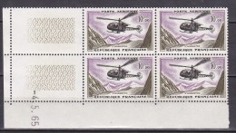 N° 41  P.A. L'Alouette Bloc De 4 Timbres En Coins Datés Du 4.5.65 Neuf - Luftpost