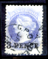 Australia-del-Sud-00028 - 1869 -Y&T N. 22 (o) Privo Di Difetticculti. - Usados