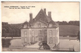 94 - Château D´ORMESSON - Façade Du XVIe Siècle - Vue Sur Les Deux Pièces D'eau - Ormesson Sur Marne