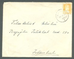 1948 TURKEY COVER USED - Briefe U. Dokumente