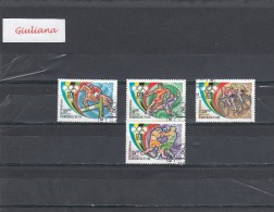 Uzbekistan 1996 - Serie Completa 4  Stamps Used     Olimpiadi Atlanta '96 - Usbekistan