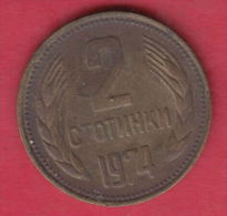 F6125 / - 2 Stotinki - 1974 - Bulgaria Bulgarie Bulgarien Bulgarije - Coins Monnaies Munzen - Bulgarije