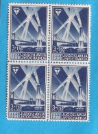 1938 354-57A     JUGOSLAVIJA JUGOSLAWIEN PONTE FLUGAUSTELLUNG    MNH - Ungebraucht