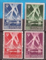 1938 354-57A     JUGOSLAVIJA JUGOSLAWIEN PONTE FLUGAUSTELLUNG    MNH - Ungebraucht