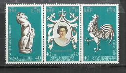 NEW HEBRIDES 1978 - CORONATION ANNIVERSARY - CPL. SET - MNH MINT NEUF NUEVO - Nuevos