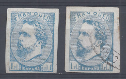 ESPAGNE - 1873 -  PROVINCES BASQUES ET NAVARRE - N° 1 - NEUF & OBLITERE - REIMPRESSION - - Carlistas