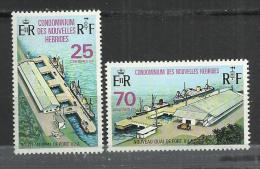 NEW HEBRIDES 1973 - COMPLETION OF NEW BERTH IN PORT-VILA - CPL. SET - MNH MINT NEUF NUEVO - Nuovi