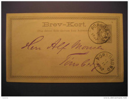 1882 PORSGRUND Postal Stationery - Postal Stationery