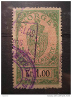 1 Kr 1926 Cancel Stempelmaerke Fiscal Official Tax Taxe Revenue Due Cinderella - Steuermarken