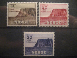 Yvert 151/3 Cap Nord Cabo Norte North Cape Nordkapp Charnela Hinged Charniere - Ongebruikt