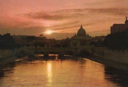 Roma - Tramonto Sul Tevere - Fiume Tevere