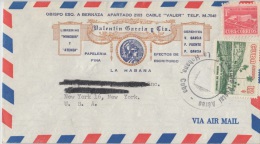 1958-H-15 CUBA REPUBLICA. 1958. 12c RETIRO DE COMUNICACIONES. SOBRE ILUSTRADO LIBRERIA. - Cartas & Documentos