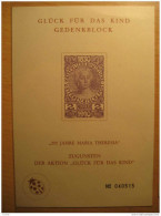 Maria Theresia Royal Family Gedruckt Osterreichischen Staatsdruckerei Proof Epreuve Gedenkblock - Proeven & Herdruk