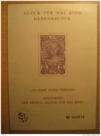 Maria Theresia Royal Family Gedruckt Osterreichischen Staatsdruckerei Proof Epreuve Gedenkblock - Proofs & Reprints