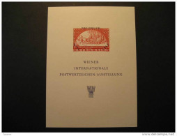 Wien 1965 Wipa 1933 Proof Epreuve Druck Specimen Neudruck Nachdruck - Probe- Und Nachdrucke