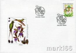 Czech Republic - 2012 - Orchids - FDC (first Day Cover) - FDC