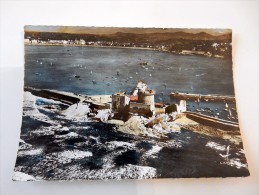 Carte Postale Ancienne : En Avion Au-dessus De SOCOA : Fort Vauban Et La Baie, En 1964 - Ciboure