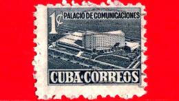 CUBA - Usato - 1952 - Tasse Postali - Palazzo Delle Comunicazioni - The Postal Ministry Building - 1 ¢ - Strafport