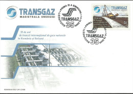 Romania 2008 /  FDC / 35 Years TRANSGAZ - Gas